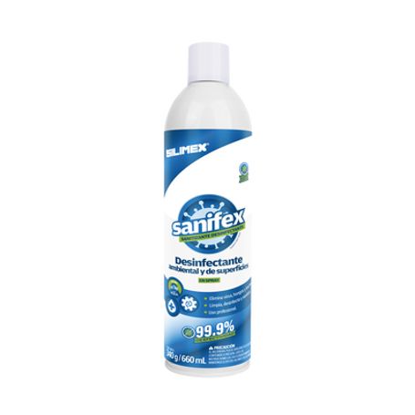 Sanitizante Desinfectante De Superficies Silimex Sanifex Spray 660 Ml