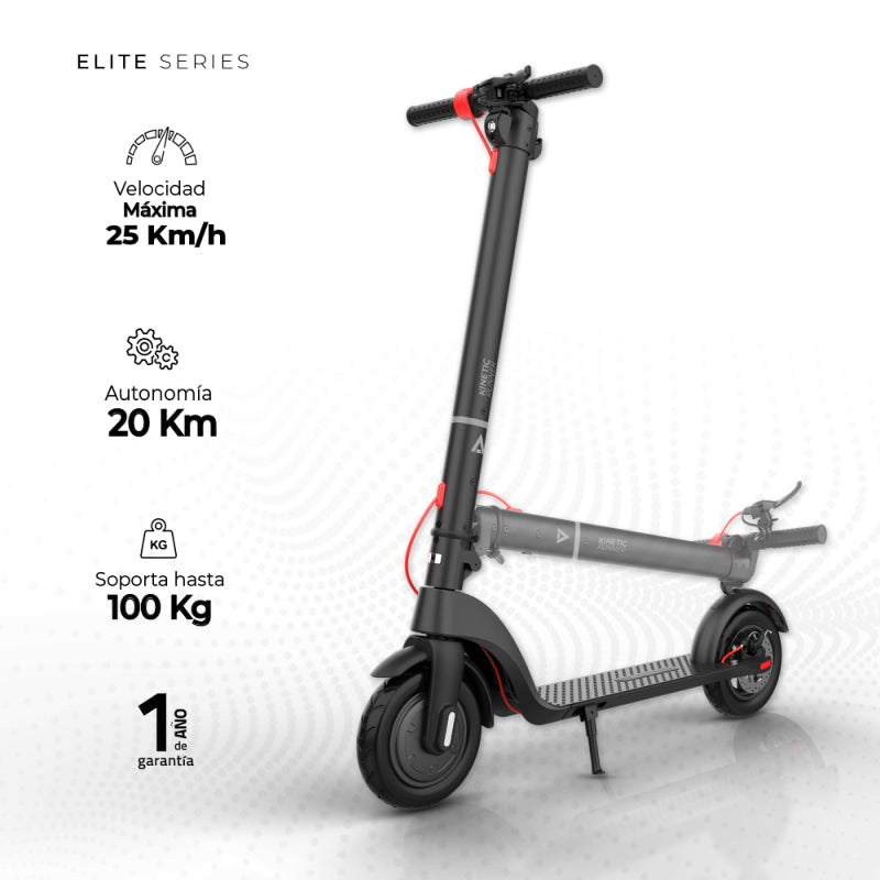Scooter Electrico Kinetic Runner Es680 350w Aluminio 25kmh Ac-934350
