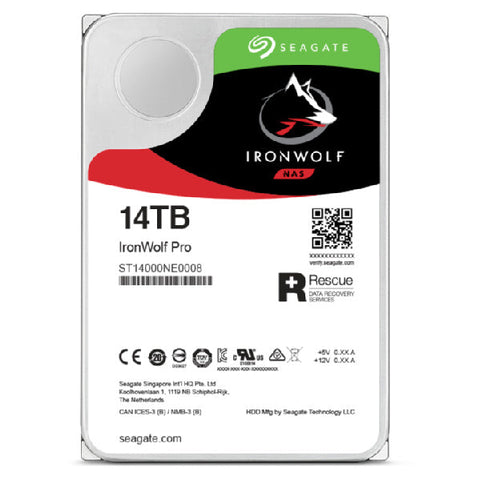 Seagate Disco Duro Int Seagate 14Tb 3.5 7200Rpm Ironwolf Pro (St14000N)
