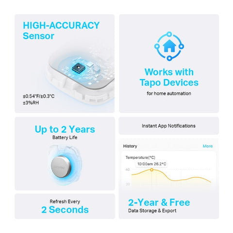 Sensor De Temperatura Y Humedad/Tapo T310 Tp-link
