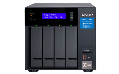 Servidor Nas Qnap Thunderbolt3 Ultra Alta Velocidad 4 Bahias(Tvs-472Xt-I3-4G-Us)