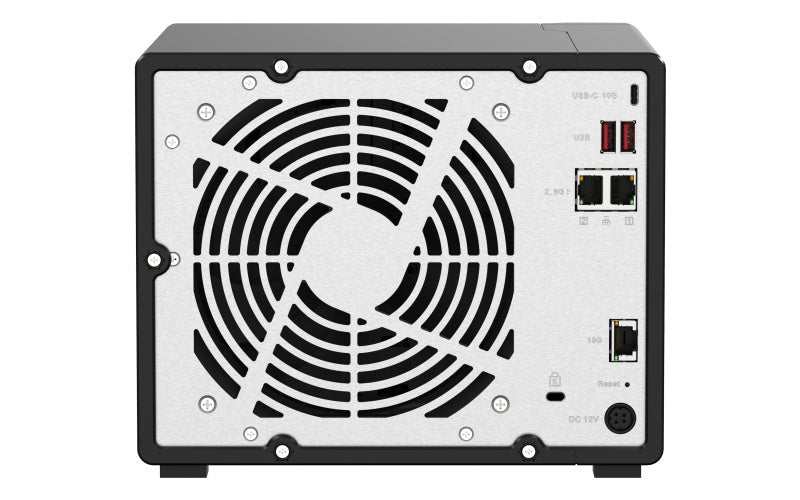 Servidor Qnap-Nas 9 Bahias,Ssd nvmeu Conectividad 10Gbe, 2,5Gbe (Ts-H973Ax-32G-Us)