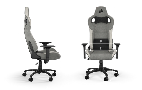 Silla Corsair T3 Rush Gaming Gray, Charcoal Cf-9010056-Ww