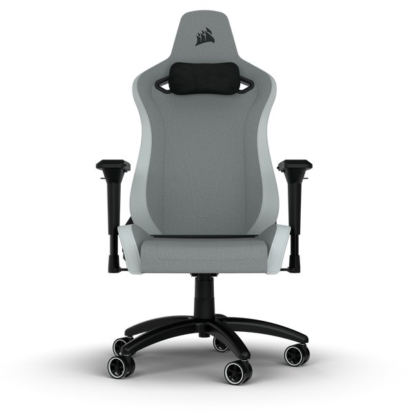 Silla Corsair Tc200 Fabric Grey, White Cf-9010048-Ww