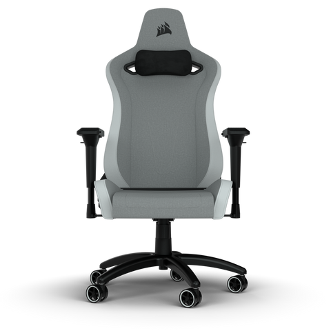 Silla Corsair Tc200 Fabric Grey, White Cf-9010048-Ww