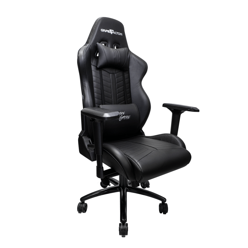 Silla Game Factor Piel Reclinable 4d, Metal Negro Cgc601-Xl