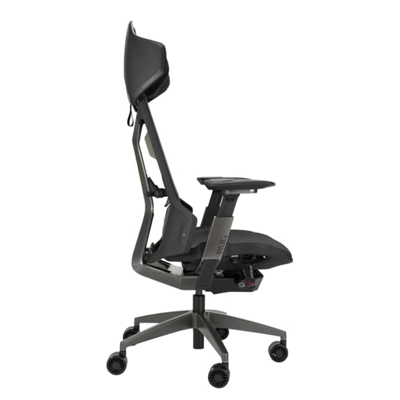 Silla Gamer Asus Sl400 Rog Destrier, Inclinación Ajustable, Soporte Lumbar Y De Cuello, Reposabrazos 3d, Color Negro