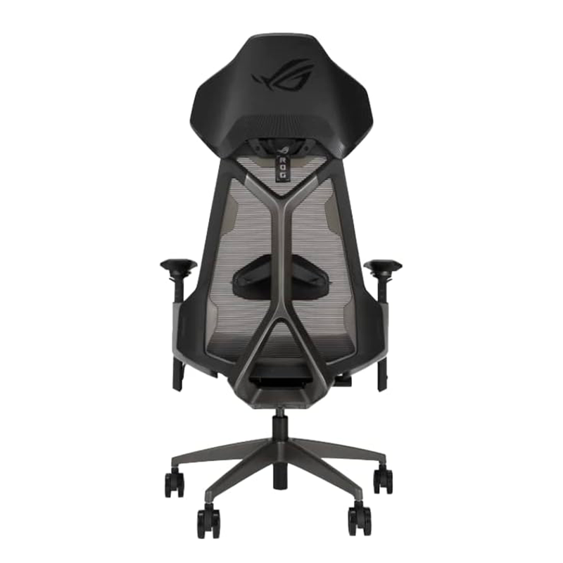 Silla Gamer Asus Sl400 Rog Destrier, Inclinación Ajustable, Soporte Lumbar Y De Cuello, Reposabrazos 3d, Color Negro