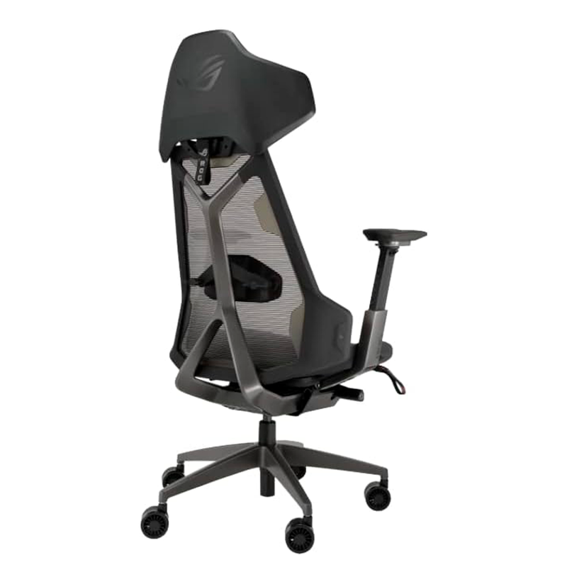 Silla Gamer Asus Sl400 Rog Destrier, Inclinación Ajustable, Soporte Lumbar Y De Cuello, Reposabrazos 3d, Color Negro