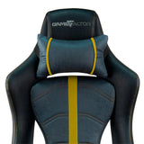 Silla Gamer GameFactor CGC650, Negro con Amarillo, Reclinable, 4D, 150Kg - CGC650-YE