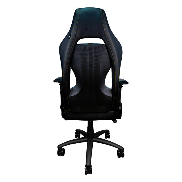 Silla Gamer GameFactor CGC650, Negro con Amarillo, Reclinable, 4D, 150Kg - CGC650-YE