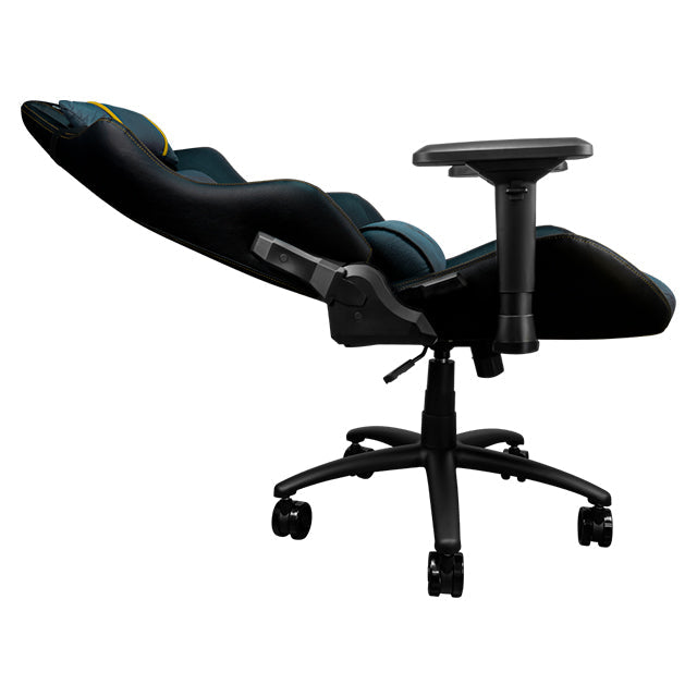 Silla Gamer GameFactor CGC650, Negro con Amarillo, Reclinable, 4D, 150Kg - CGC650-YE