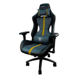 Silla Gamer GameFactor CGC650, Negro con Amarillo, Reclinable, 4D, 150Kg - CGC650-YE