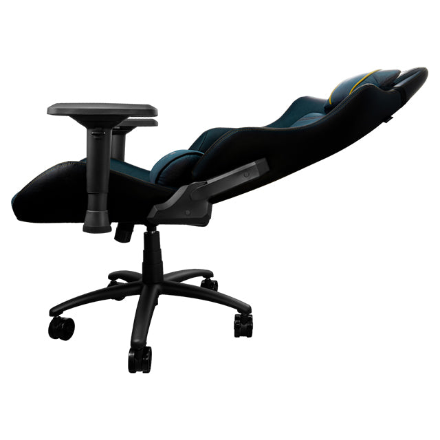 Silla Gamer GameFactor CGC650, Negro con Amarillo, Reclinable, 4D, 150Kg - CGC650-YE