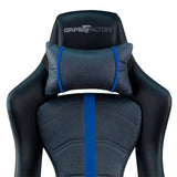 Silla Gamer GameFactor CGC650, Negro con Azul, Reclinable, 4D, 150Kg - CGC650-BL
