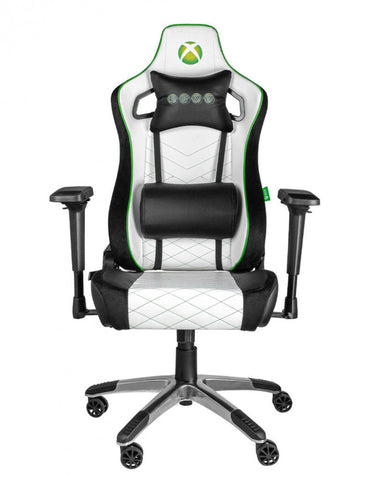 Silla Gamer Xbox By Techzone Elite Sx-00g4 Blanco Con Verde