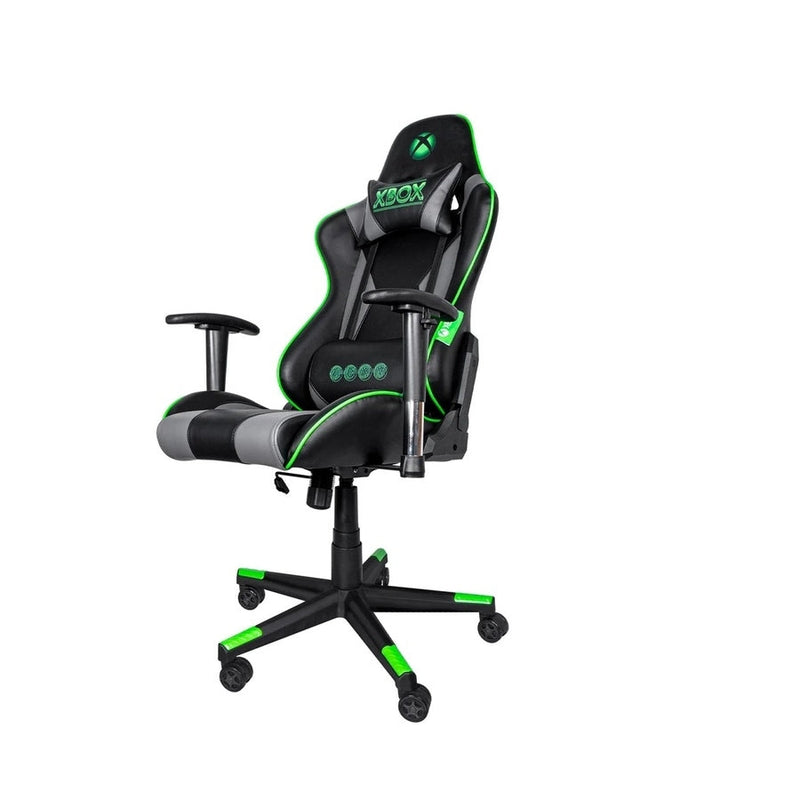 Silla Gamer Xbox By Techzone Essential Sx-00g1 Negro Con Verde