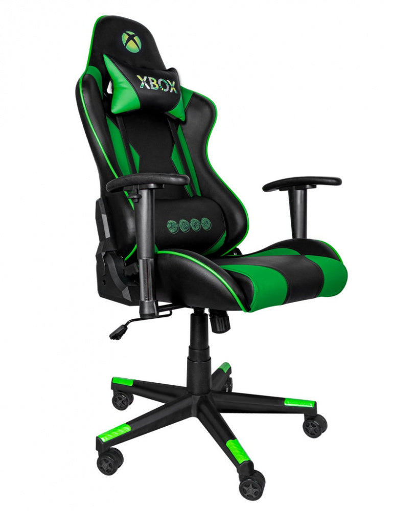 Silla Gamer Xbox By Techzone Essential Sx-00g2 Verde Con Negro