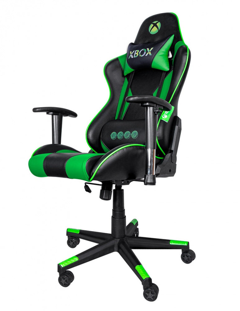 Silla Gamer Xbox By Techzone Essential Sx-00g2 Verde Con Negro