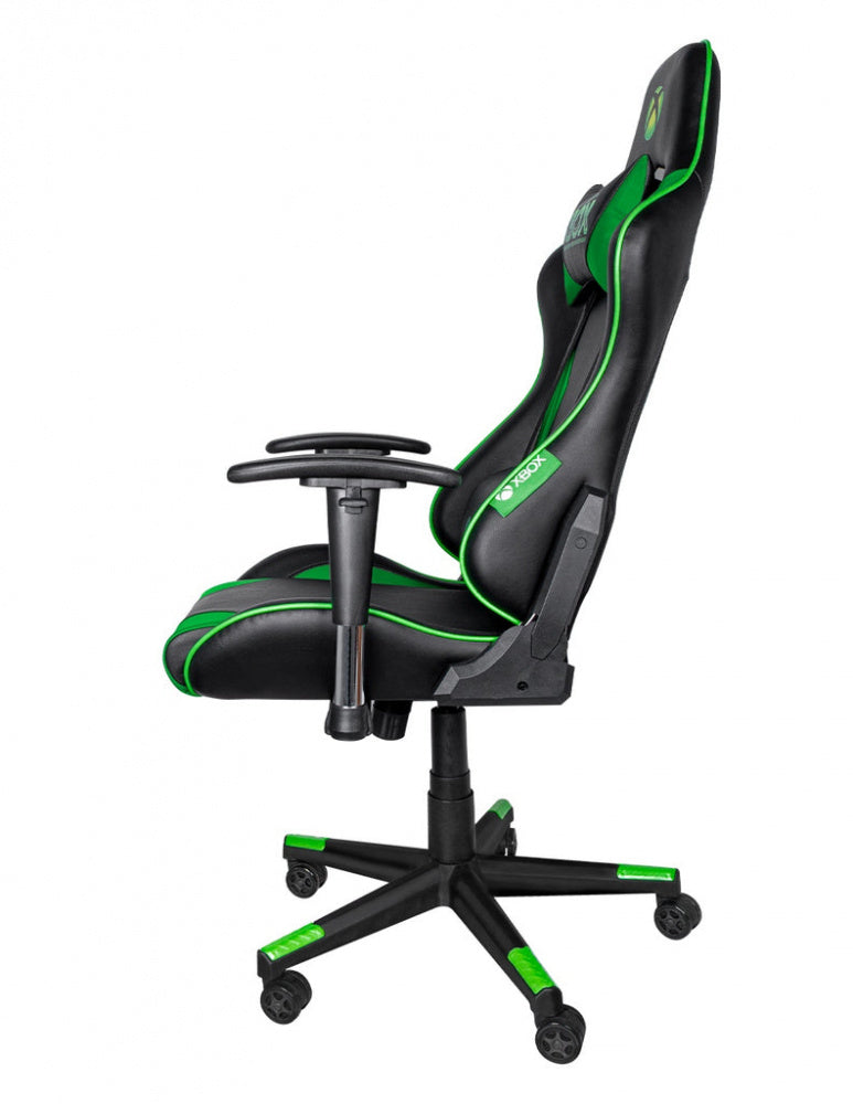 Silla Gamer Xbox By Techzone Essential Sx-00g2 Verde Con Negro