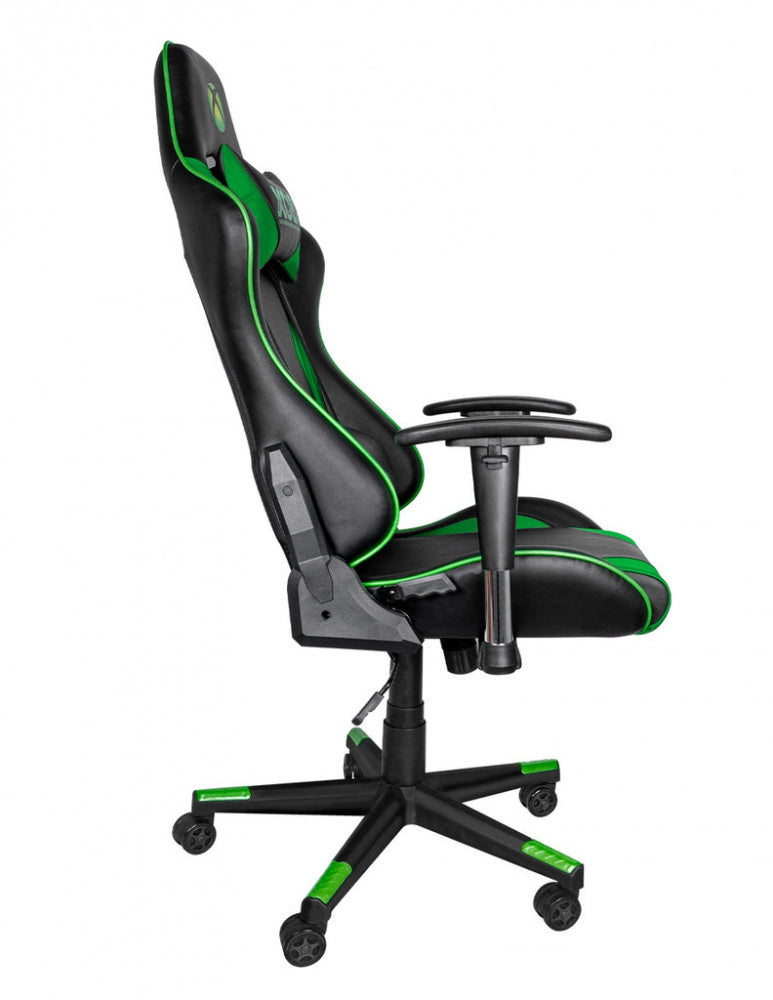 Silla Gamer Xbox By Techzone Essential Sx-00g2 Verde Con Negro