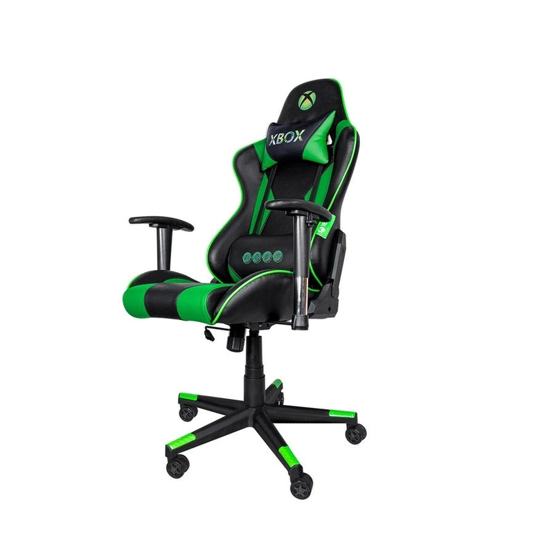 Silla Gamer Xbox By Techzone Essential Sx-00g2 Verde Con Negro