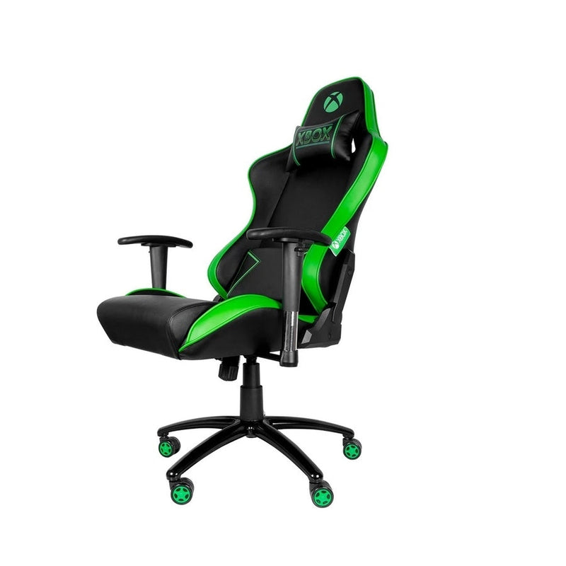 Silla Gamer Xbox By Techzone Pro Sx-00g3 Negro Con Verde