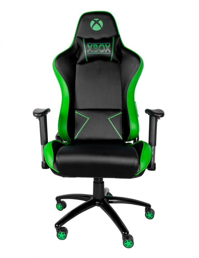 Silla Gamer Xbox By Techzone Pro Sx-00g3 Negro Con Verde