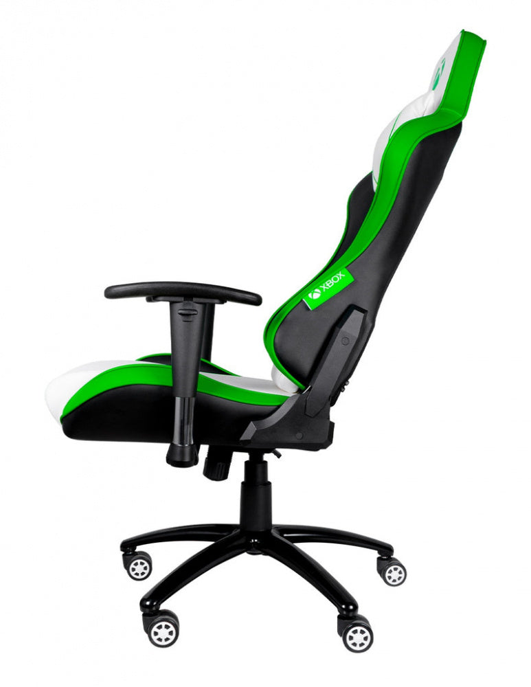 Silla Gamer Xbox By Techzone Pro Sx-00g6 Blanco Con Verde