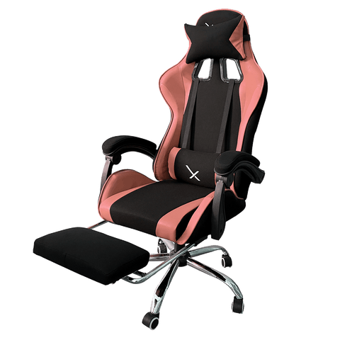 Silla Gamer Xzeal Con Reposa Pies Color Rosa (Xzsxz52p)