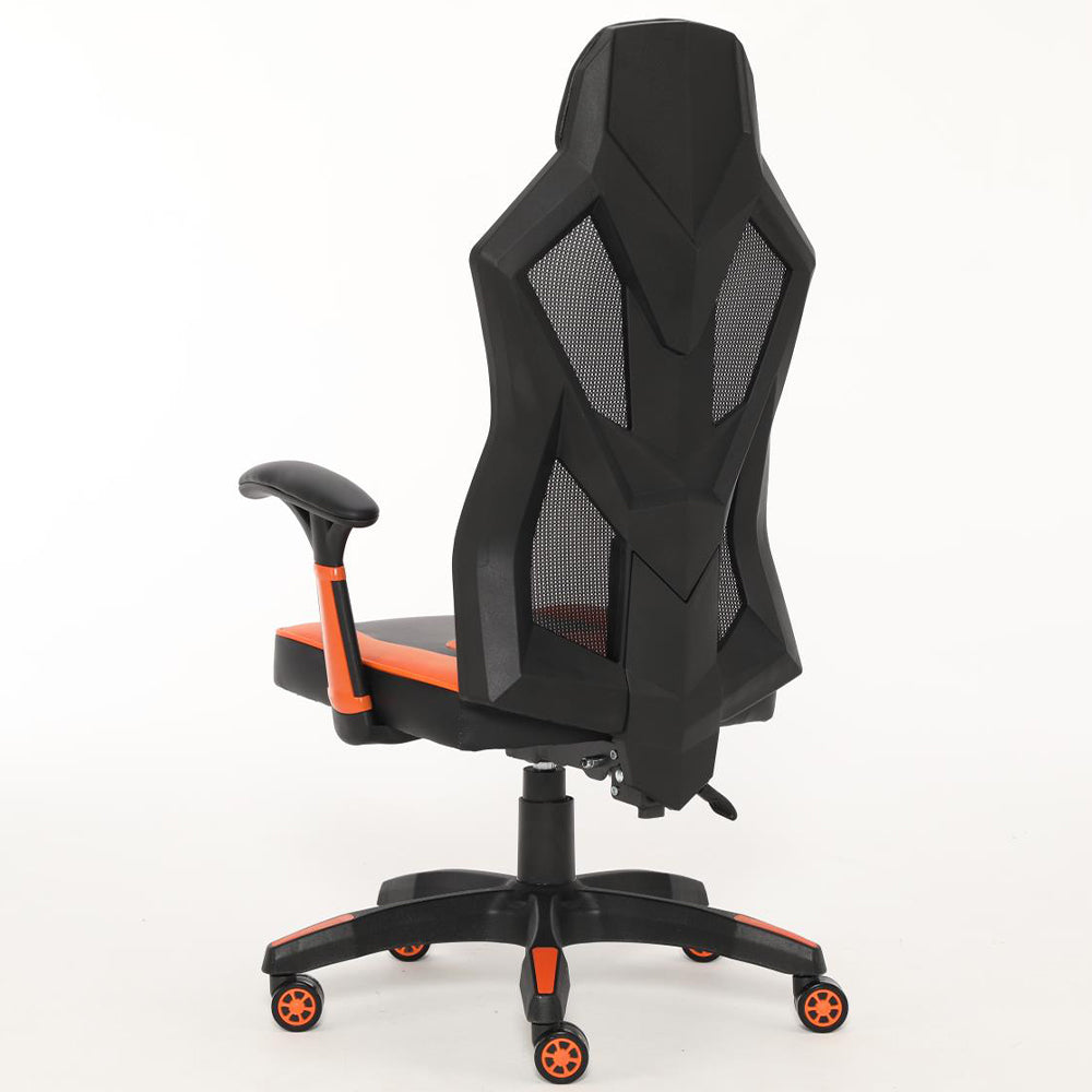 Silla Gamer Xzeal Naranja Malla, Foam, 150° Giro, Ergonomico - (Xzsxz30o)