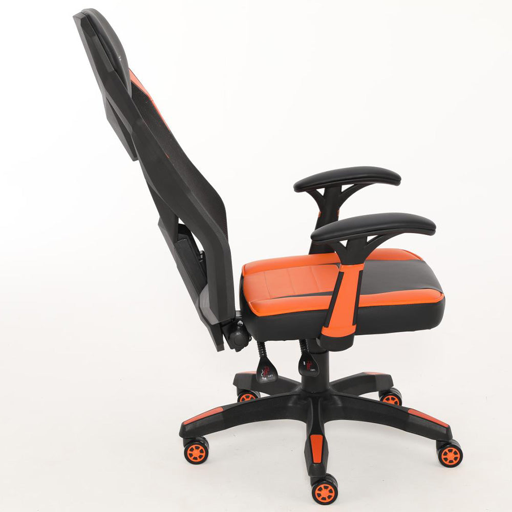 Silla Gamer Xzeal Naranja Malla, Foam, 150° Giro, Ergonomico - (Xzsxz30o)