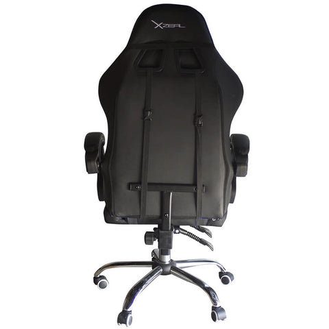 Silla Gamer Xzeal Neg Acero, Pvc, Alto Desempeño (Xzsxz05b)
