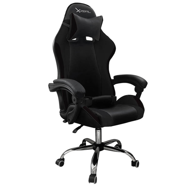 Silla Gamer Xzeal Neg Acero, Pvc, Alto Desempeño (Xzsxz05b)