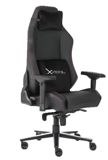 Silla Gamer Xzeal Negra Acero Textil Alto Desempeño Xz40 (Xzsxz40b)