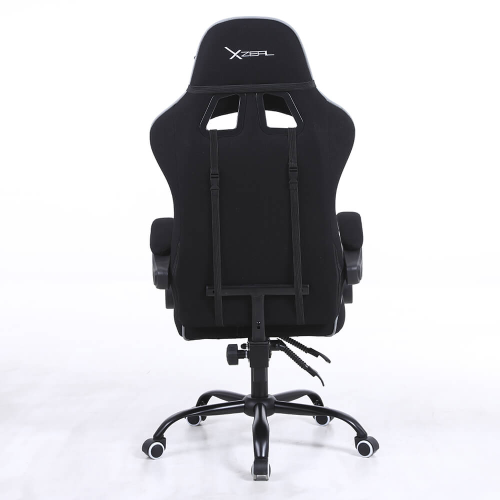 Silla Gamer Xzeal Negro, Acero, Textil, Alto Desempeño (Xzsxz20b)
