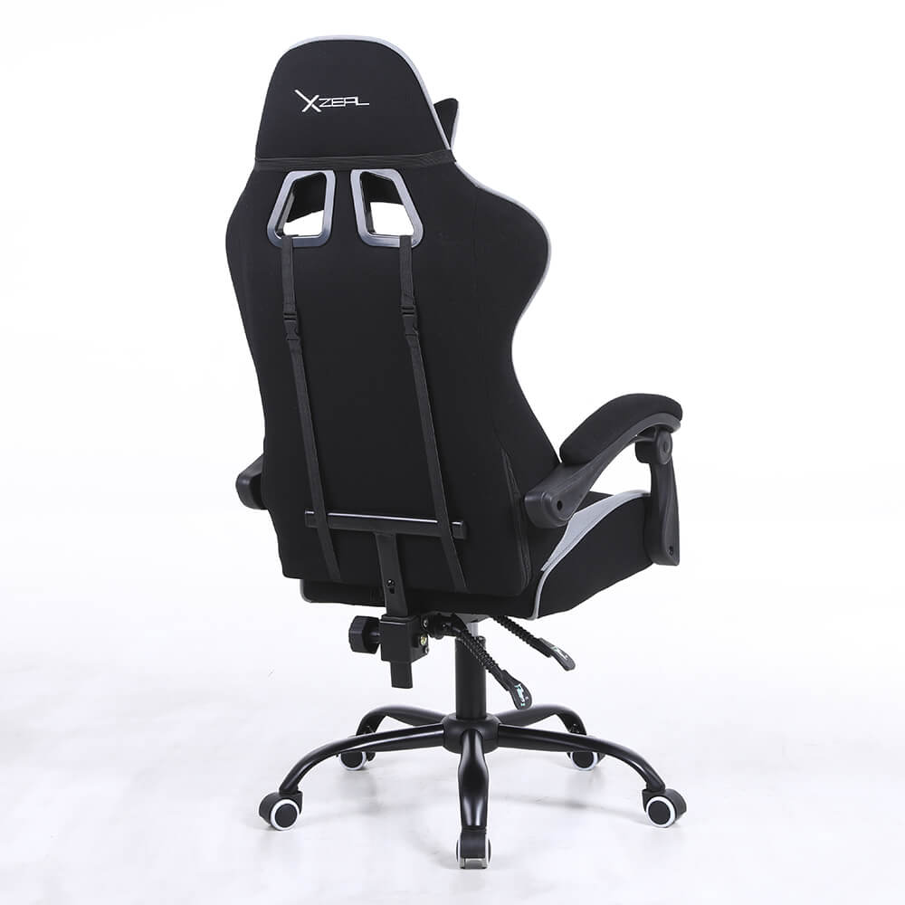 Silla Gamer Xzeal Negro, Acero, Textil, Alto Desempeño (Xzsxz20b)
