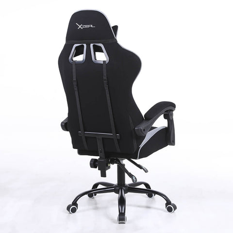 Silla Gamer Xzeal Negro, Acero, Textil, Alto Desempeño (Xzsxz20b)