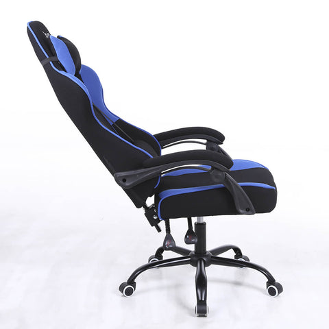 Silla Gamer Xzeal Negro Con Azul Acero, Textil, Alto Desempeño - (Xzsxz20a)