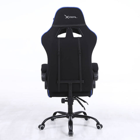 Silla Gamer Xzeal Negro Con Azul Acero, Textil, Alto Desempeño - (Xzsxz20a)