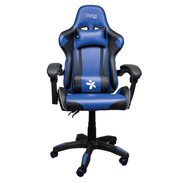 Silla Gamer Xzeal Negro Con Azul Acero, Textil, Alto Desempeño (Sgsi02a)