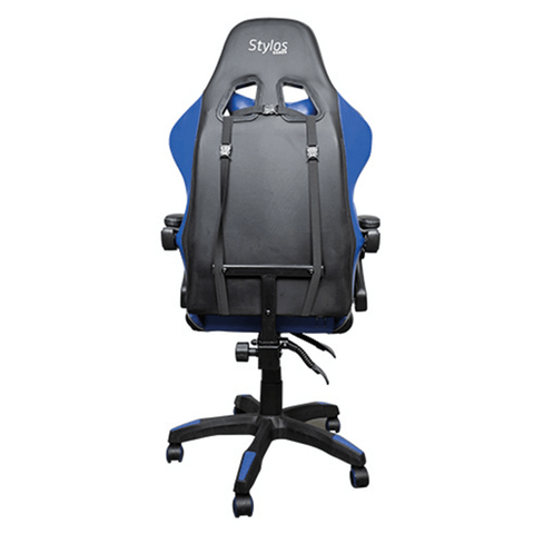 Silla Gamer Xzeal Negro Con Azul Acero, Textil, Alto Desempeño (Sgsi02a)