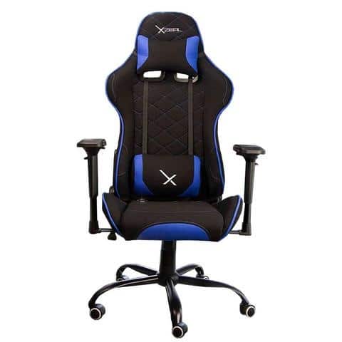 Silla Gamer Xzeal Negro Con Azul, Textil, Alto Desempeño (Xzsxz25a)