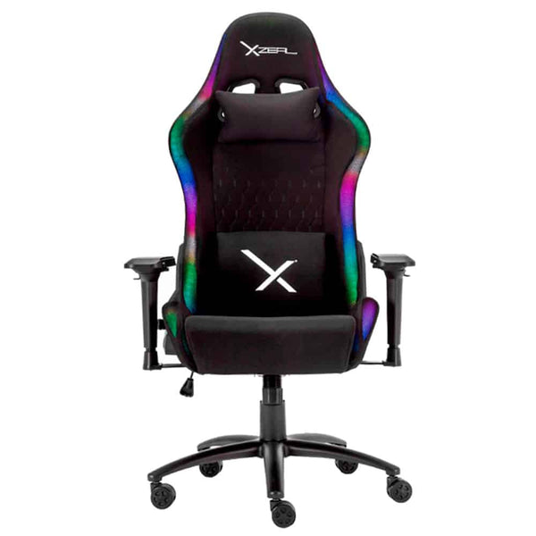 Silla Gamer Xzeal Negro con Rgb, Acero, Alto Desempeño (Xzsxz15b)