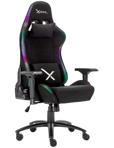 Silla Gamer Xzeal Negro con Rgb, Acero, Alto Desempeño (Xzsxz15b)
