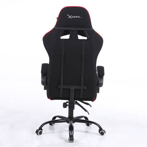 Silla Gamer Xzeal Negro Con Rojo Acero, Textil, Alto Desempeño - (Xzsxz20r)