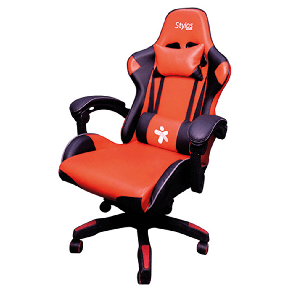 Silla Gamer Xzeal Negro Con Rojo, Acero, Textil, Alto Desempeño - (Sgsi02r)