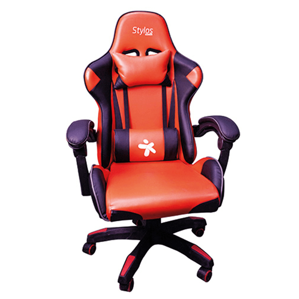 Silla Gamer Xzeal Negro Con Rojo, Acero, Textil, Alto Desempeño - (Sgsi02r)