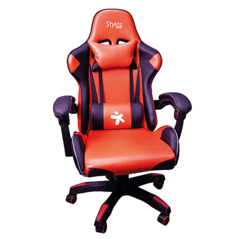 Silla Gamer Xzeal Negro Con Rojo, Acero, Textil, Alto Desempeño - (Sgsi02r)