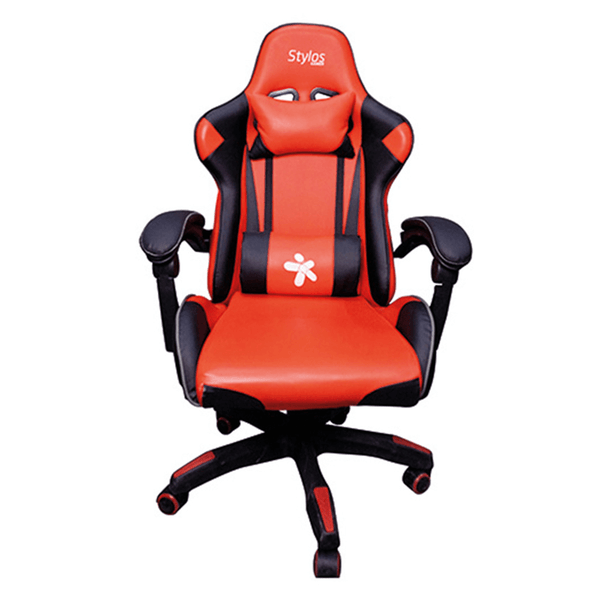 Silla Gamer Xzeal Negro Con Rojo, Acero, Textil, Alto Desempeño - (Sgsi02r)